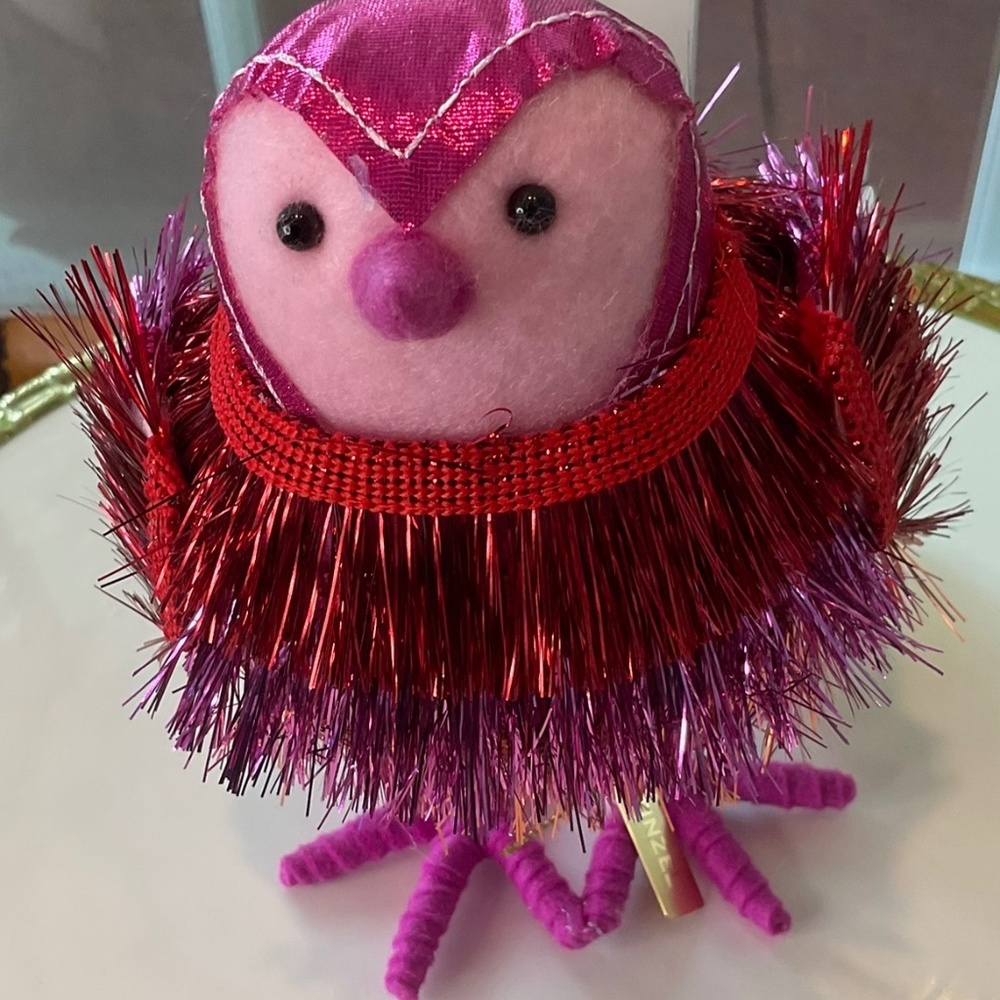 Adorable Spritz Tinzel Feathery Friends Bird NWT